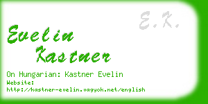 evelin kastner business card